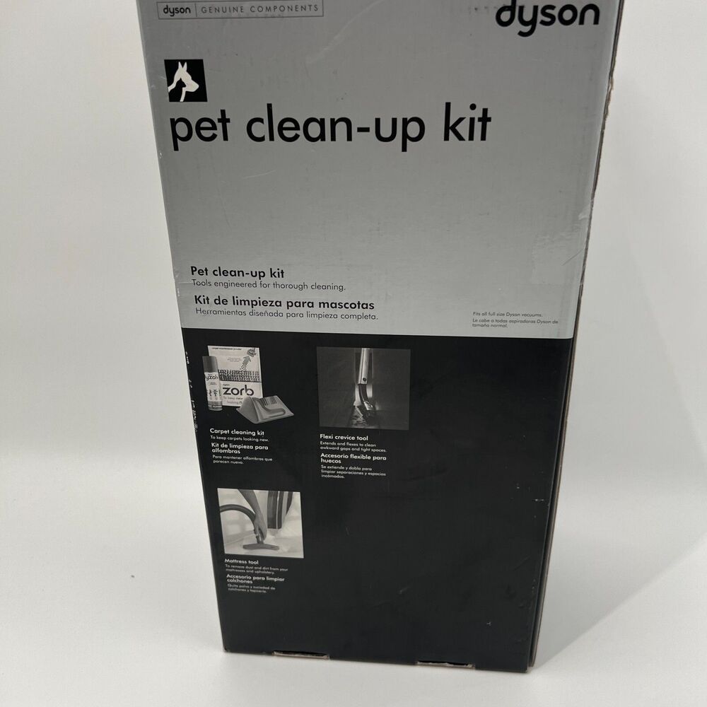 NEW Dyson Groom Tool + Clean Up Kit Pet Hair Vacuum Attachment Tool Sealed NIB